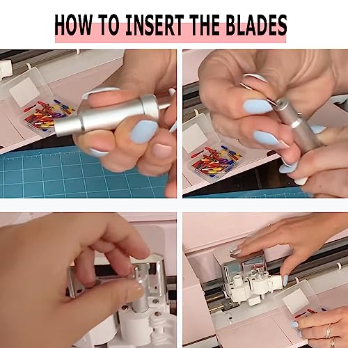 20 Pcs Replacement Blades Compatible with Explore Air 2/Air 3 /Maker/Maker 3 Cutting Machines-includ 5 PCS Fine-Point Blades, 10PCS Standard Blades THANMAO