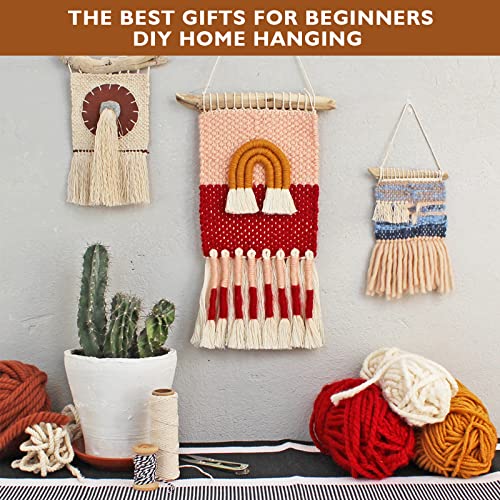 Aemygo 30 Pack Cardboard Weaving Looms, Wide Notch Weaving Loom for Kids, Beginner Square Weaving Boards for Knitting Sewing Crochet Basket Teaching Aemygo