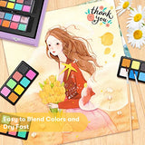 iBayam Art Supplies, 150-Pack Deluxe Wooden Art Set Crafts Drawing Painting Kit with 1 Coloring Book, 2 Sketch Pads, Creative Gift Box for Adults iBayam