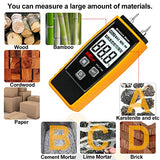 XRCLIF Wood Moisture Meter - Digital Moisture Meter for Wallls/Firewood/Lumber/Mortar, Handheld Wood Humidity Meter, Moisture Detector for Walls XRCLIF