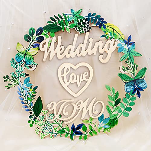 OLYCRAFT 130pcs Wooden Word Cutouts Wood Word Signs Unfinished Wood Cutouts for Arts Crafts DIY Decoration OLYCRAFT