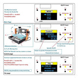 RATTMMOTOR Upgrade 3018 PRO CNC Wood Router Machine Kit 3 Axis GRBL DIY Mini CNC Engraver Milling Machine+Offline Controller+Emergency Stop and Limit RATTMMOTOR