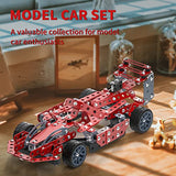 Lucky Doug Building Kit Model Car Set - 287 Pieces STEM Project Building Toys for Kids Ages 8-12, Assembly Technique Car Building Kits Red Vehicle Lucky Doug