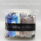 Feltsky Nativity Felting Kits for Adults Including Everything to Make - Craft Kits - Needle Felting Kits for Beginners - Height 4 inch Feltsky