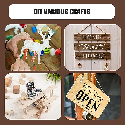 24 Pack Basswood Sheets for Crafts 12 x 4 x 1/16 Inch-2 mm Thick Unfinished Wood Sheets Thin Plywood Boards for Drawing, Painting, Wood Engraving, AWIZOM