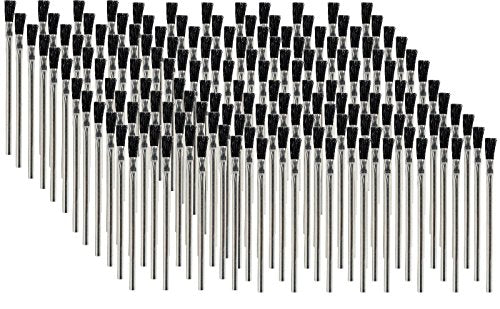 Pro Grade - Acid Brushes - 288 Count 3/8" Boar Hair Acid Flux Brushes - WoodArtSupply