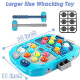 Whack Mole Game for Toddlers, Toys for 3+ Year Old Boys, Interactive Pounding Toy for Kids, 9 Speeds for Beginners/The Skilled/Experts to Challenge, Pafolo