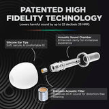 Vibes High Fidelity Ear Plugs - Invisible Earplugs for Music Concerts, Musicians, Motorcycles, Airplanes, Raves, and Work - Noise Reduction and VIBES
