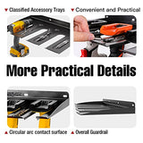 UNITEDPOWER Electric Drill Storage Rack, Holds 4 Drills, 2022 Upgraded Wall Mounted Power Tool Organizer for Workshop, Shed, Garage, Home (Drill UNITEDPOWER