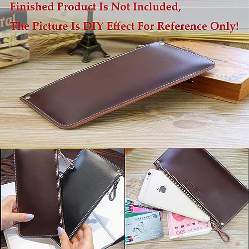 RIVEENY Leather Craft Clear Eyeglasses Case Glasses Bag Template Set Acrylic Leather Pattern Stencil Template Leather Craft Accessories Handmade RIVEENY
