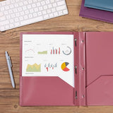Mr. Pen- Plastic Folders with Pockets and Prong, 5 Pack, Assorted Colors, Pocket Folders, Folders with Prongs, File Folders with Fasteners, 2 Pocket Mr. Pen