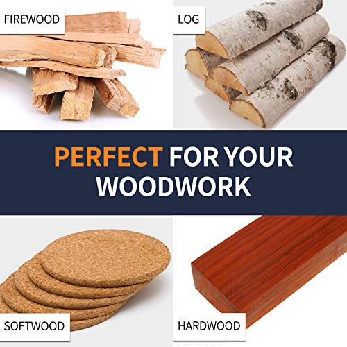 Pomsare Sphere Rotary Burr with 5/8-11 Threads for 4 1/2 and 5 Inch Angle Grinder, Ball Gouge Angle Grinder Attachments Power Carving Tools for Wood Pomsare