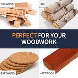 Pomsare Sphere Rotary Burr with 5/8-11 Threads for 4 1/2 and 5 Inch Angle Grinder, Ball Gouge Angle Grinder Attachments Power Carving Tools for Wood Pomsare