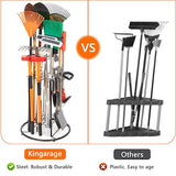 Garage Storage, Tool Storage Rack, Garage Organization, Organizes up to 40 Long-Handled Tools, Yard Tool Holder Organizer for Garage, Garden, Shed Kingarage