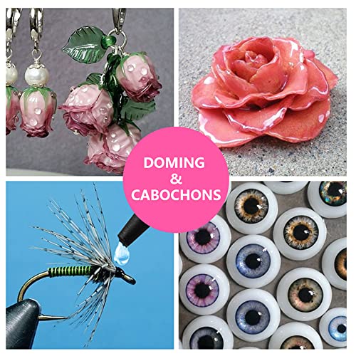 UV Resin - DIYcraft Odorless Crystal Clear Hard Resin Thin Type120g ，Thick Type120g Suitable for Doming, High Radian Products - Fast Curing Epoxy DIYcraft