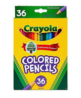 Crayola Colored Pencils (36ct), Kids Pencils Set, Art Supplies, Great for Coloring Books, Classroom Pencils, Nontoxic, 3+ Crayola