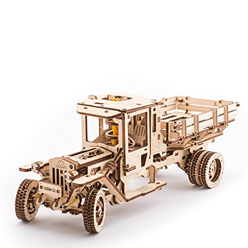 UGEARS 3D Self Propelled Wooden Model UGM 11 Truck