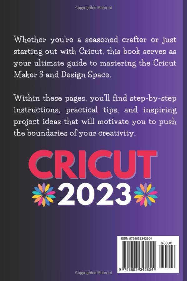 CRICUT MAKER 3 HANDBOOK: A Dummy's-Manual To Mastering Cricut Maker 3, Cricut Design Space with In-Depth Project and Tips - WoodArtSupply