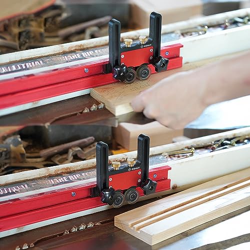 DDWT Updated Bearing Roller Featherboards Feather Boards for Table Saw Router Tables and Band Saws Table Saw Jig Guide DDWT