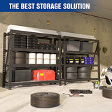 WORKPRO 68" Ultra Wide 4-Tier Metal Garage Shelving Unit, 68"W x 24"D x 65"H, 7200 LBS Capacity, Heavy Duty Storage Utility Rack, Industrial WORKPRO