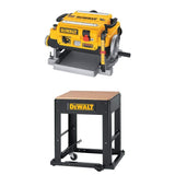 DEWALT DW735 13-Inch, Two Speed Thickness Planer with Planer Stand with Integrated Mobile Base DEWALT
