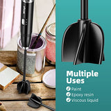 ISTOYO Resin Mixer Paddles for Premium Epoxy Mixer, Attachment for Epoxy Resin Mixer Pro, Reusable Resin Stirrer, Paint Stirrer Drill Attachment for ISTOYO