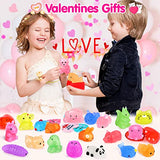 OCATO 45Pcs Mochi Squishys Toys Mini Squishies 2nd Generation Glitter Animal Squishies Party Favors for Kids Adults Stress Relief Toy Treasure Box OCATO