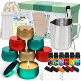Candle Making Kit, Beeswax Scented Candles Supplies Arts and Crafts for Adults and Teens Gift Set for Women Including Fragrance, Soy Wax, Cotton YINUO LIGHT