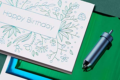 Cricut Sheets (24 ct) Foil Transfer, Jewel Sampler - WoodArtSupply