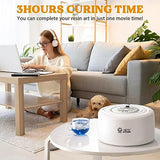 LET'S RESIN Curing Machine for Resin, 3 Hours Auto Curing Resin Dryer One-Button Setting with Large Tray, No Deformation Quick Curing Resin Supplies LET'S RESIN