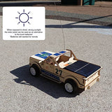 TOYLOGS Wooden Car Model Kit Truck - DIY 3D Puzzle Toy with Remote Control, Solar Power Panel - STEM Projects for Kids Ages 8-12, Educational Science TOYLOGS