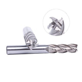 AUTOTOOLHOME 1/8" 3/16" 1/4" 5/16" 3/8" 1/2" high Speed Steel HSS 4 Flute Straight End Mill Cutter 5/32" 1/16" Set of 8 AUTOTOOLHOME