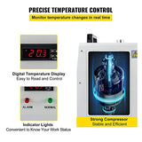 ZAC 7L S&A Industrial Water Chiller CW-5200DH Laser Chiller for CO2 Engraver Cutter Engraving Cutting CNC Spindle Water Cooling, Cools 5699BTU/H ZAC