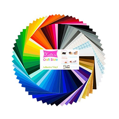 63 Colors Oracal 651 Permanent Outdoor Adhesive Vinyl Sampler Pack - WoodArtSupply