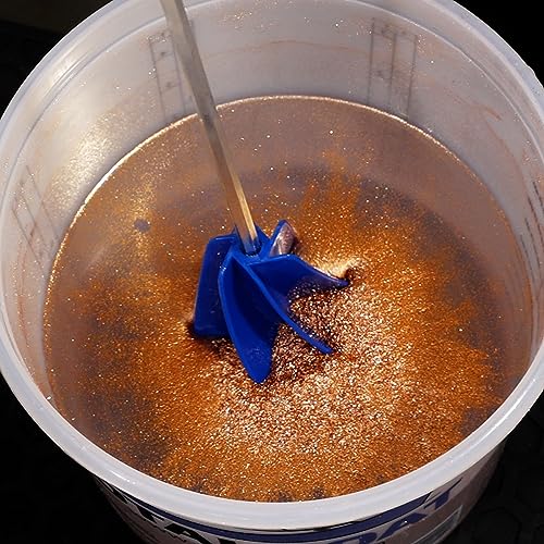 TotalBoat Helix Mixer Drill Attachment - Stirrer Mixes Epoxy Resin, Paint and Silicone - Tool Fits All 3/8” Drills - for Mixing Quart and Gallon TotalBoat