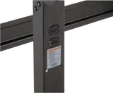 Global Industrial Adjustable Height Workbench C-Channel Leg, 60" W x 30" D, 1-3/4" Steel Square Edge, Black Global Industrial