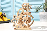 UGEARS Dynamometer - Mechanical Model Construction Kit 3D Wooden Puzzle for Self-Assembly Without Glue - Brainteaser for Kids, Teens and Adults UGEARS