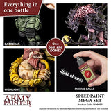 The Army Painter Speedpaint Mega Set - 24 x 18ml Speed Paint Kit Pre Loaded with Mixing Balls and 1 Brush- Base, Shadow and Highlight in One The Army Painter
