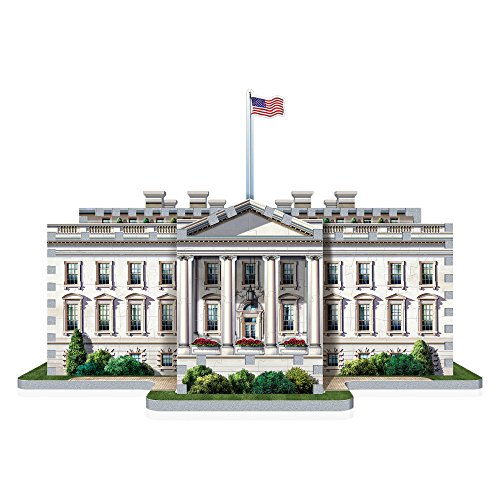 WREBBIT 3D The White House - 3D Jigsaw Puzzle (490 pieces) (W3D-1007) - WoodArtSupply