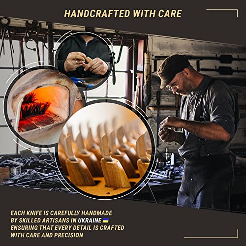 BeaverCraft Wood Carving Knife Whittling Knife for Beginners C18 - Safety Chip Carving Knife Whittling Tools Wood Carving Tools for Beginners - Sloyd BeaverCraft