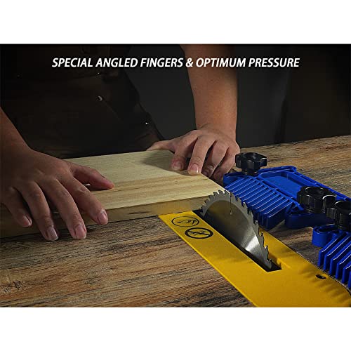 SUNLFPROD 2023 Upgrade Featherboard Safety Device Stackable Feather board for Most Standard 3/4", 5/8" & 3/8" Miter Slots, Miter Track, T-Slots,