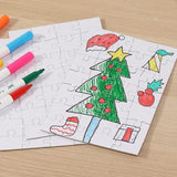 Mr. Pen- Blank Puzzle, 8 Pack, 28 Pieces/Pack, 5.5 x 8.1 Inches, White, Blank Puzzles to Draw on, White Puzzle, All White Puzzle, Blank Puzzle Pieces Mr. Pen