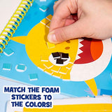 Baby Shark 3D Mosaic Stickers by Horizon Group USA, Decorate a Activity Book with Over 300 Foam Stickers, Create Your Own 3D Sticker Art, 3D Baby Shark
