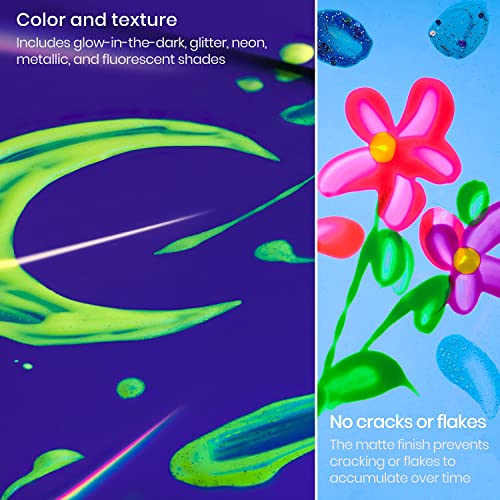 Arteza Kids Tempera Paint, Set of 16 Colors, 13.5 fl oz, Nontoxic Poster Paint, Art Supplies for Finger Painting, School Projects, and Crafting Arteza Kids