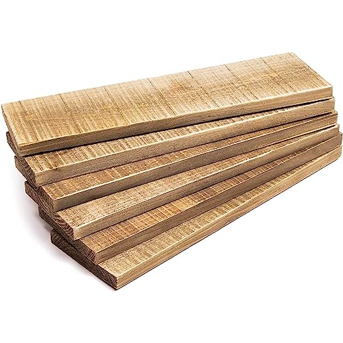 Bright Creations 6 Pack Rustic Style Weathered Reclaimed Wood Bundle Perfect for Homemade Shelves, DIY Projects and Home Decor Bright Creations