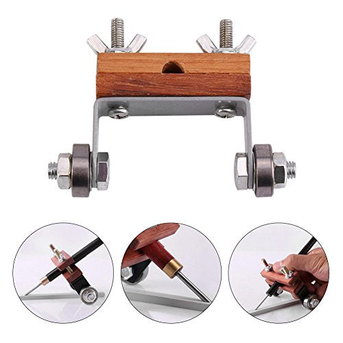 Honing Guide Chisel Sharpening Graver Tools for Woodworking Carving Knives Sharpener Guides Wood Sharpening Tool and MATERIAL The honing guide is Acouto