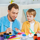 J MARK All Inclusive Toddler Painting Set - Spill Proof Paint Cups, Paint Pad, Brushes, Safe Tempera Toddler Washable Paint, Palette - Toddler Paint J MARK