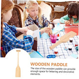 Anneome Wooden Oars Kids Playsets Wood Paddle for Christmas Unfinished Wooden Paddle for Painting Pine Wood Paddle Wooden Oar Toy Wood Paddle Anneome