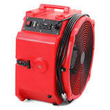 MOUNTO AM25AX 2-Speed 1/4hp 4000cfm 18inch Axial Air Mover Fan Blower with Roto-Mold housing for Water Damage Restoration MOUNTO