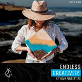 Art ‘N Glow Epoxy Resin for Clear Casting and Coating - 32 Ounce Kit - Perfect for Molds, Crafts, Tumblers, Jewelry, Wood - Food Safe, Bubble Free, Art 'N Glow